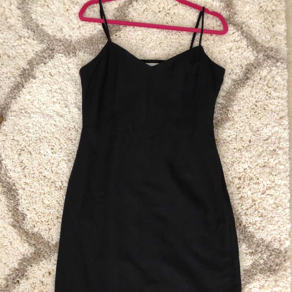 Abercrombie Black Midi Dress
